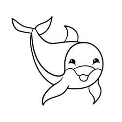 Dolphin (Animals) coloring page #182743 to print and color