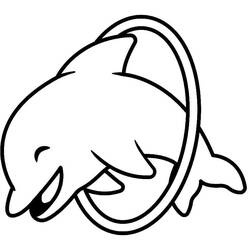 Dolphin (Animals) coloring page #182745 to print and color