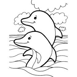 Dolphin (Animals) coloring page #217217 to print and color