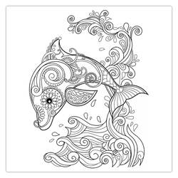 Dolphin (Animals) coloring page #217218 to print and color