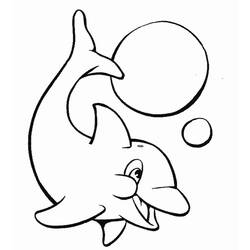 Coloring page: Dolphin (Animals) #5094 - Free Printable Coloring Pages