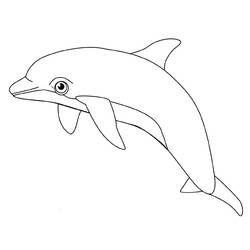 Coloring page: Dolphin (Animals) #5096 - Free Printable Coloring Pages