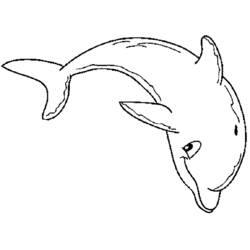 Coloring page: Dolphin (Animals) #5112 - Printable coloring pages