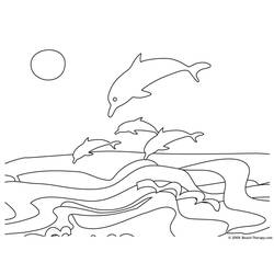 Coloring page: Dolphin (Animals) #5117 - Free Printable Coloring Pages
