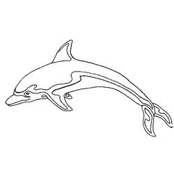 Coloring page: Dolphin (Animals) #5123 - Free Printable Coloring Pages