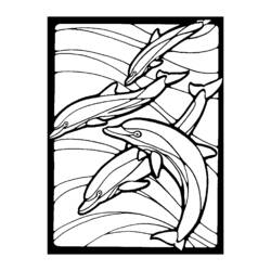 Coloring page: Dolphin (Animals) #5127 - Free Printable Coloring Pages