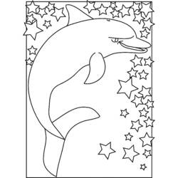 Coloring page: Dolphin (Animals) #5136 - Free Printable Coloring Pages