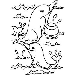 Coloring page: Dolphin (Animals) #5150 - Free Printable Coloring Pages