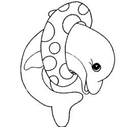 Coloring page: Dolphin (Animals) #5154 - Free Printable Coloring Pages