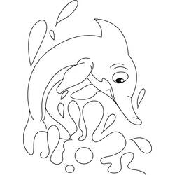 Coloring page: Dolphin (Animals) #5164 - Free Printable Coloring Pages