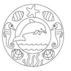 Coloring page: Dolphin (Animals) #5170 - Free Printable Coloring Pages