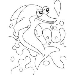 Coloring page: Dolphin (Animals) #5174 - Free Printable Coloring Pages