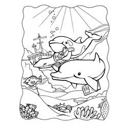 Coloring page: Dolphin (Animals) #5184 - Free Printable Coloring Pages
