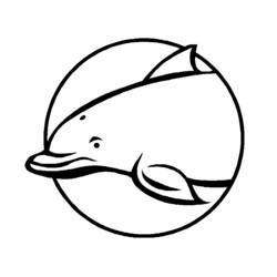 Coloring page: Dolphin (Animals) #5185 - Free Printable Coloring Pages