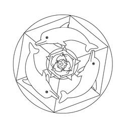 Coloring page: Dolphin (Animals) #5188 - Free Printable Coloring Pages