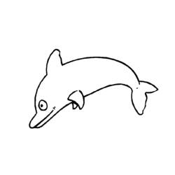 Coloring page: Dolphin (Animals) #5198 - Free Printable Coloring Pages