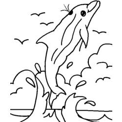 Coloring page: Dolphin (Animals) #5199 - Free Printable Coloring Pages
