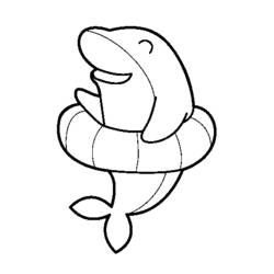 Coloring page: Dolphin (Animals) #5227 - Free Printable Coloring Pages