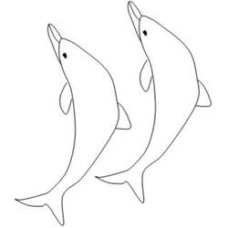 Coloring page: Dolphin (Animals) #5270 - Free Printable Coloring Pages