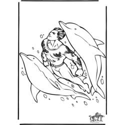 Coloring page: Dolphin (Animals) #5280 - Free Printable Coloring Pages