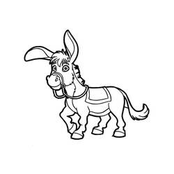 Donkey (Animals) coloring page #197833 to print and color