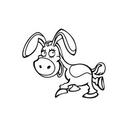 Donkey (Animals) coloring page #197842 to print and color