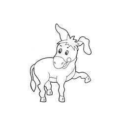 Donkey (Animals) coloring page #197847 to print and color
