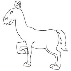Donkey (Animals) coloring page #197882 to print and color
