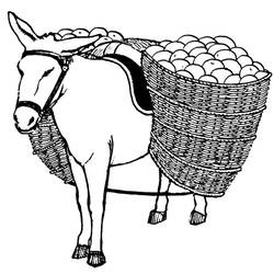 Donkey (Animals) coloring page #197888 to print and color
