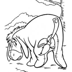Coloring page: Donkey (Animals) #513 - Printable coloring pages