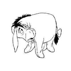 Coloring page: Donkey (Animals) #527 - Printable coloring pages