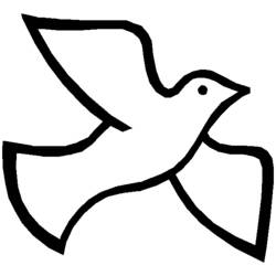 Coloring page: Dove (Animals) #3901 - Printable coloring pages
