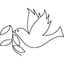 Coloring page: Dove (Animals) #3907 - Printable coloring pages