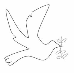 Coloring page: Dove (Animals) #3928 - Free Printable Coloring Pages