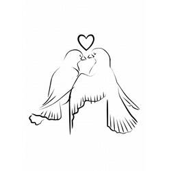 Coloring page: Dove (Animals) #3988 - Free Printable Coloring Pages