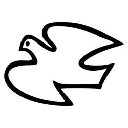 Coloring page: Dove (Animals) #4000 - Free Printable Coloring Pages