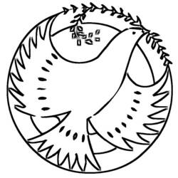 Coloring page: Dove (Animals) #4003 - Free Printable Coloring Pages