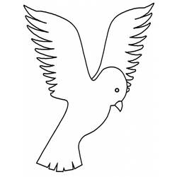 Coloring page: Dove (Animals) #4019 - Free Printable Coloring Pages