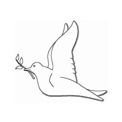 Coloring page: Dove (Animals) #4024 - Free Printable Coloring Pages
