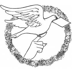 Coloring page: Dove (Animals) #4039 - Free Printable Coloring Pages