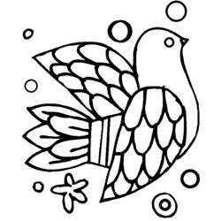 Coloring page: Dove (Animals) #4040 - Free Printable Coloring Pages