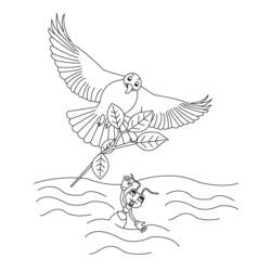 Coloring page: Dove (Animals) #4062 - Free Printable Coloring Pages