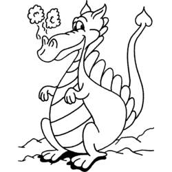 Coloring page: Dragon (Animals) #5702 - Free Printable Coloring Pages