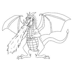 Coloring page: Dragon (Animals) #5711 - Printable coloring pages