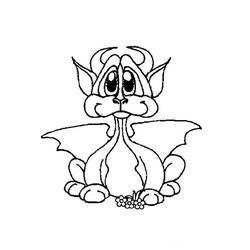 Coloring page: Dragon (Animals) #5721 - Printable coloring pages