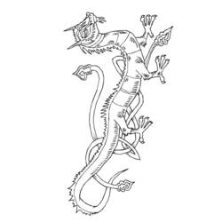 Coloring page: Dragon (Animals) #5724 - Free Printable Coloring Pages