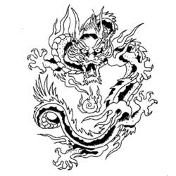Coloring page: Dragon (Animals) #5730 - Free Printable Coloring Pages