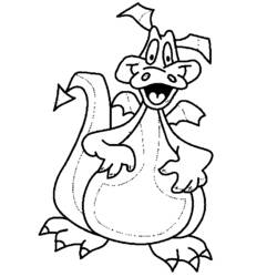 Coloring page: Dragon (Animals) #5746 - Free Printable Coloring Pages