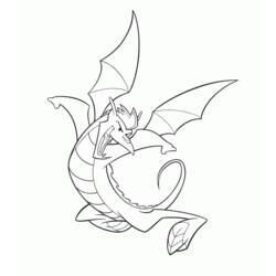 Coloring page: Dragon (Animals) #5747 - Free Printable Coloring Pages