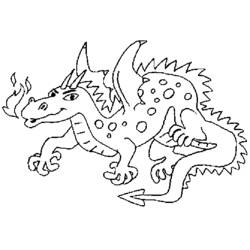 Coloring page: Dragon (Animals) #5765 - Free Printable Coloring Pages